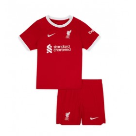 Baby Fußballbekleidung Liverpool Heimtrikot 2023-24 Kurzarm (+ kurze hosen)